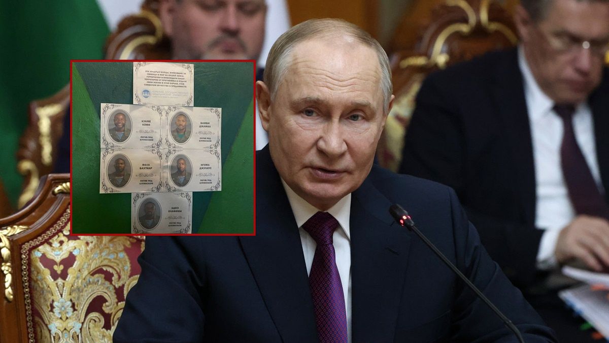 Afrykańczycy walczyli dla armii Putina.