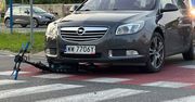 Potrącenie dziecka na hulajnodze elektrycznej. Jednoślad pod autem, 14 latek w szpitalu