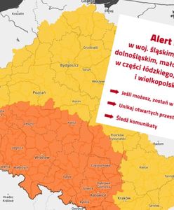 "Zostań w domu, unikaj otwartych przestrzeni". Alert dla 7 województw