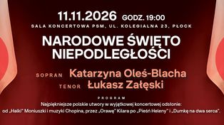 Wyjątkowy koncert na Święto Niepodległości w Płocku. Wystąpią gwiazdy polskiej opery