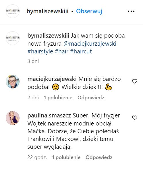 Paulina Smaszcz chwali fryzurę Kurzajewskiego
