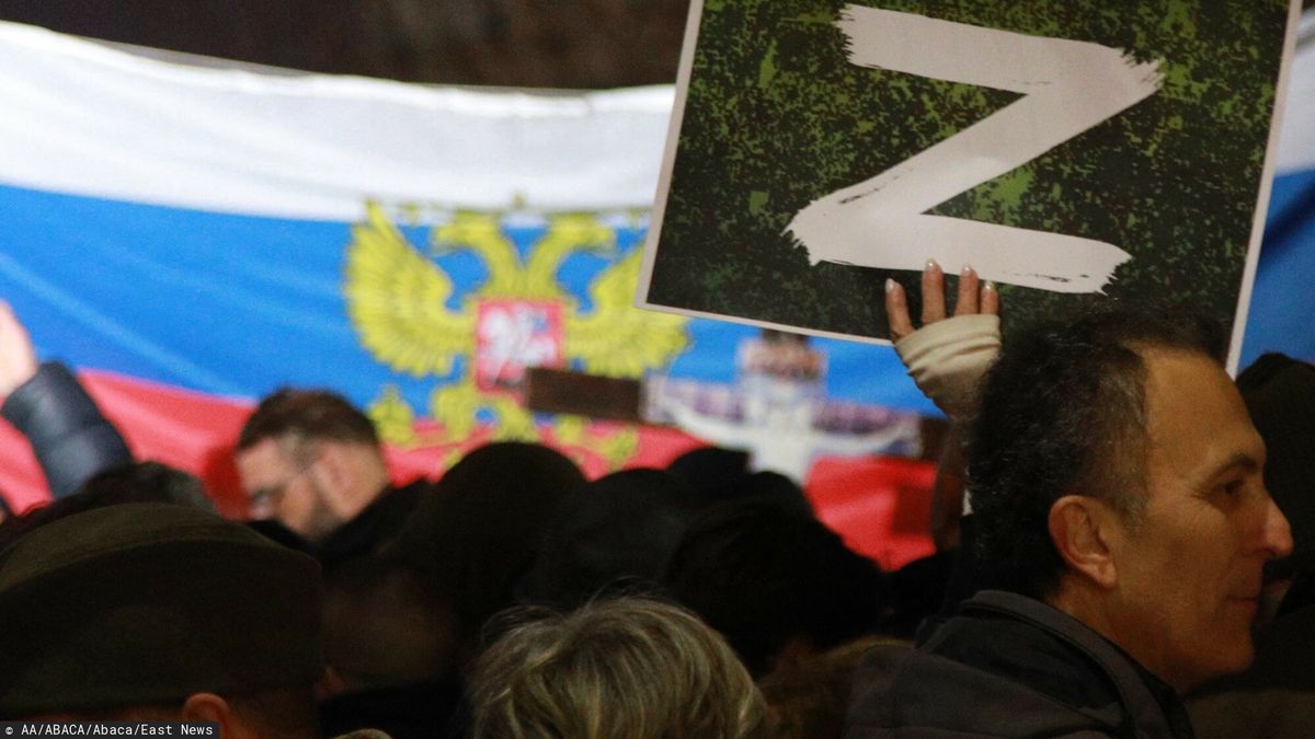 Litera "Z" stała się ostatnio symbolem poparcia dla rosyjskiej okupacji 