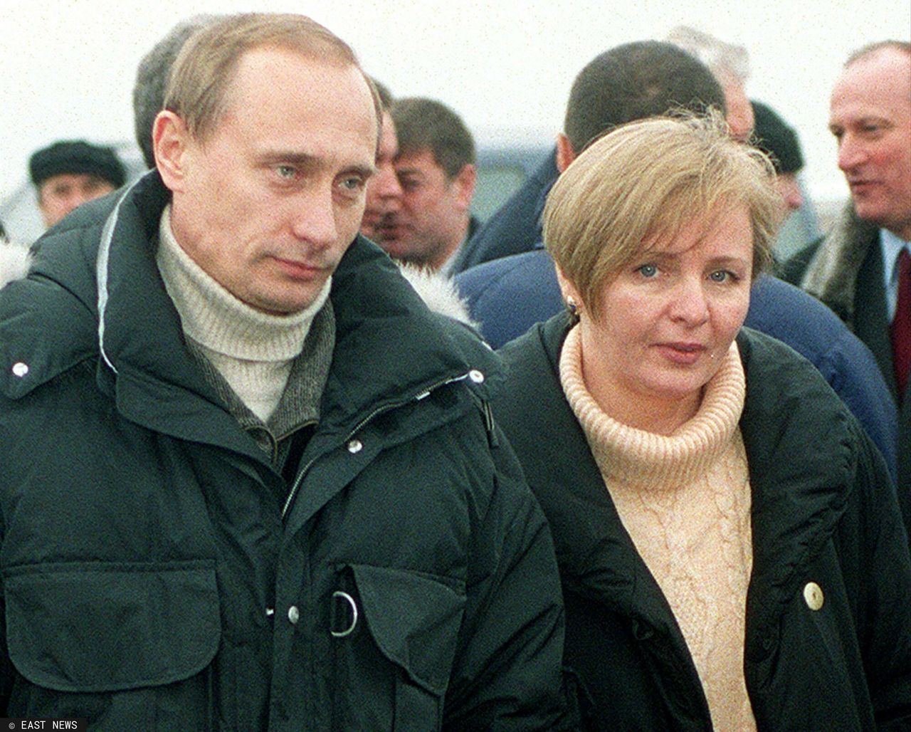 Władimir Putin z żoną Ludmiłą w 2000 roku 