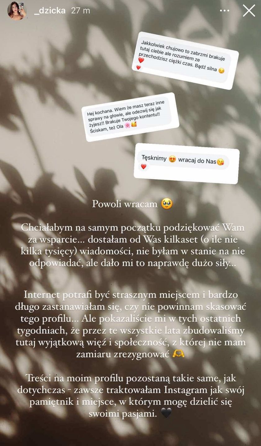 Żona Karola Kłosa zabrała głos po rozstaniu