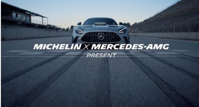 Opony Michelin w reklamie testuje Mercedes-Benz AMG GT Black Series