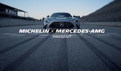 Opony Michelin w reklamie testuje Mercedes-Benz AMG GT Black Series