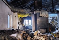 Dom strażaka doszczętnie spłonął w święta. Zbiera pieniądze na odbudowę