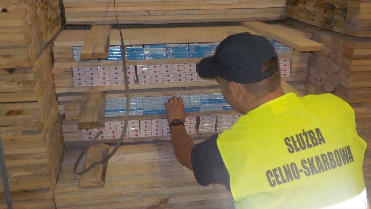 KAS; celnik; służba celno-skarbowa; Krajowa Administracja Skarbowa; przemyt papierosów