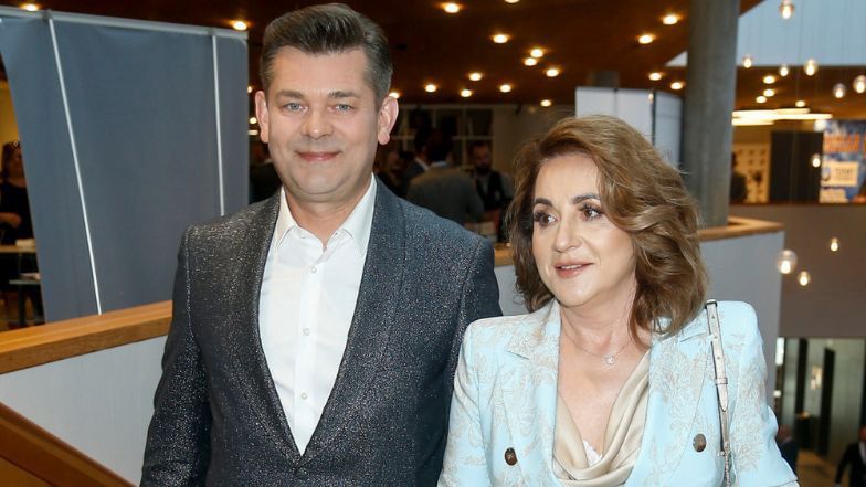 Zenek Martyniuk z żoną Danusią 