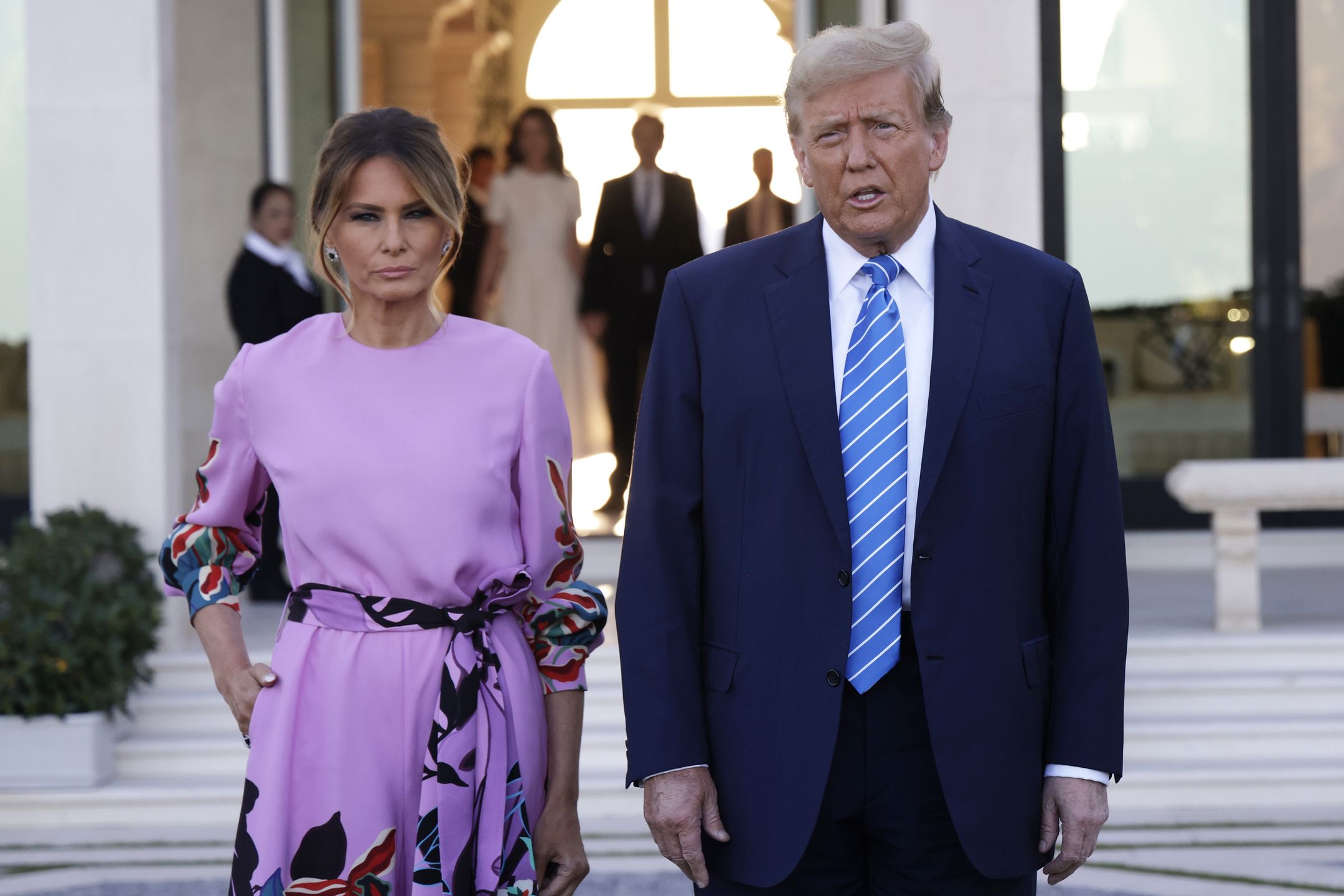 Donald i Melania Trump, kwiecień 2024