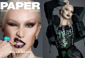 Bella Hadid jako blondynka na okładce "Paper Magazine"