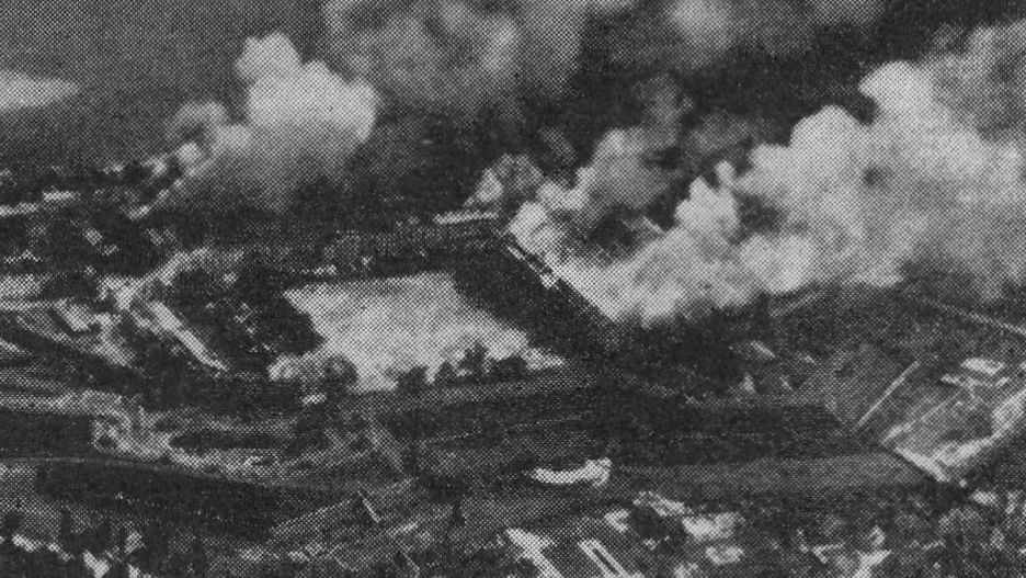 Zbombardowana Cytadela w Warszawie w 1939 roku