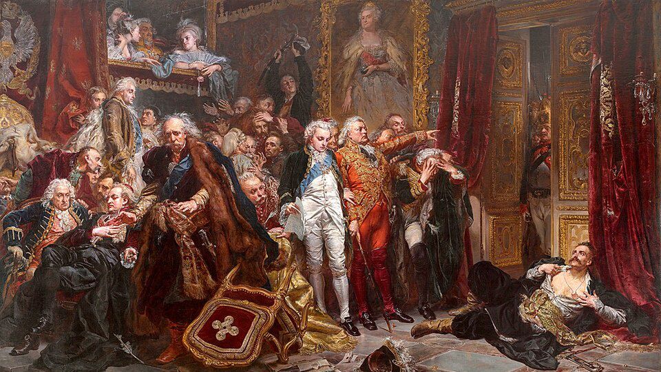 Jan Matejko - Upadek Polski (Reytan)