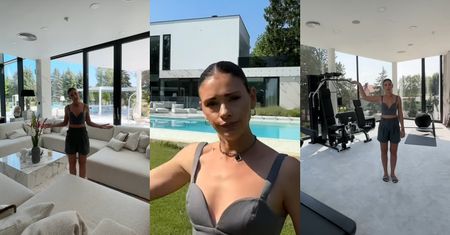 Klaudia Halejcio zaprezentowała wszystkie wnętrza swojej willi za 9 MILIONÓW: baseny, siłownia i garaż z zielonym lamborghini (ZDJĘCIA)