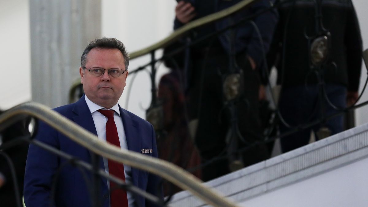 Andrzej Szejna, New Left MP and Secretary of State at the Ministry of Foreign Affairs, is in the Sejm in Warsaw, Poland, on December 19, 2025. (Photo by Klaudia Radecka/NurPhoto via Getty Images)