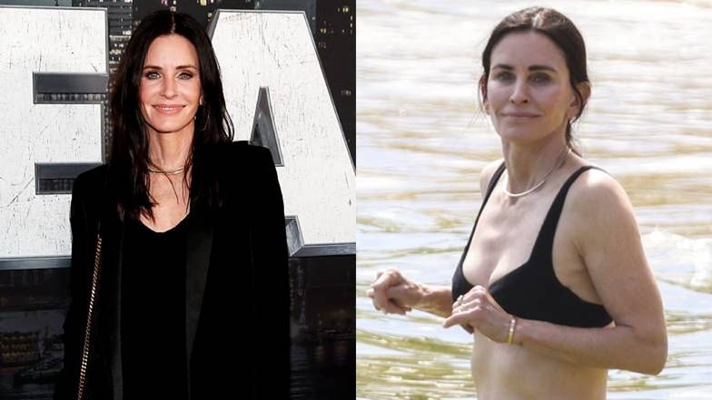 60-letnia Courteney Cox zachwyca szczupłą sylwetką w bikini 