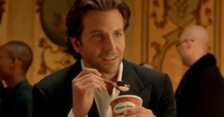 Bradley Cooper reklamuje lody!
