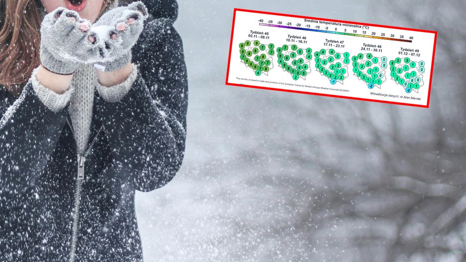  Szanse na pierwszy śnieg już w listopadzie? Synoptycy zdradzają