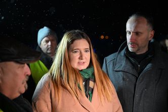 Minister rolnictwa przybyła do protestujących rolników. "Trzeba kontynuować dialog"