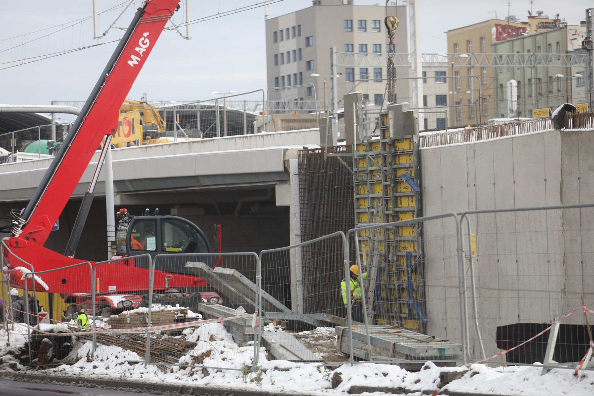 Trwa przebudowa katowickiego węzła kolejowego w Katowicach