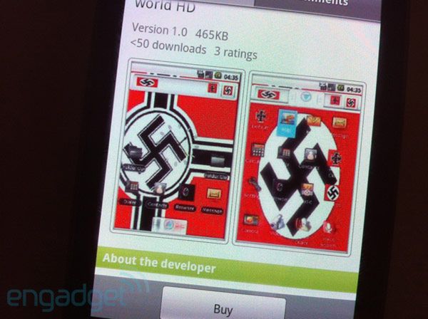 Nazistowskie motywy w Android Market 1