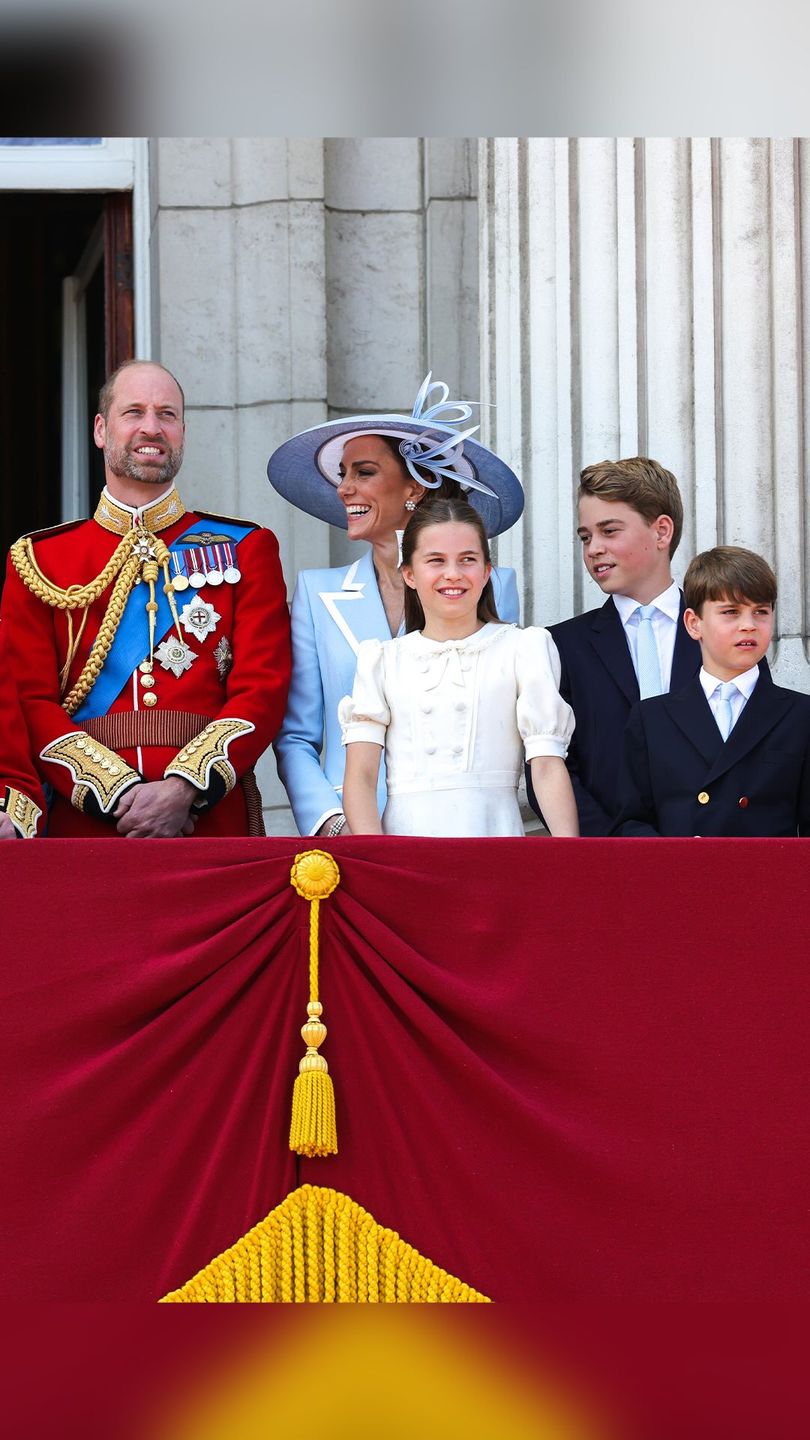 William i Kate z dziećmi