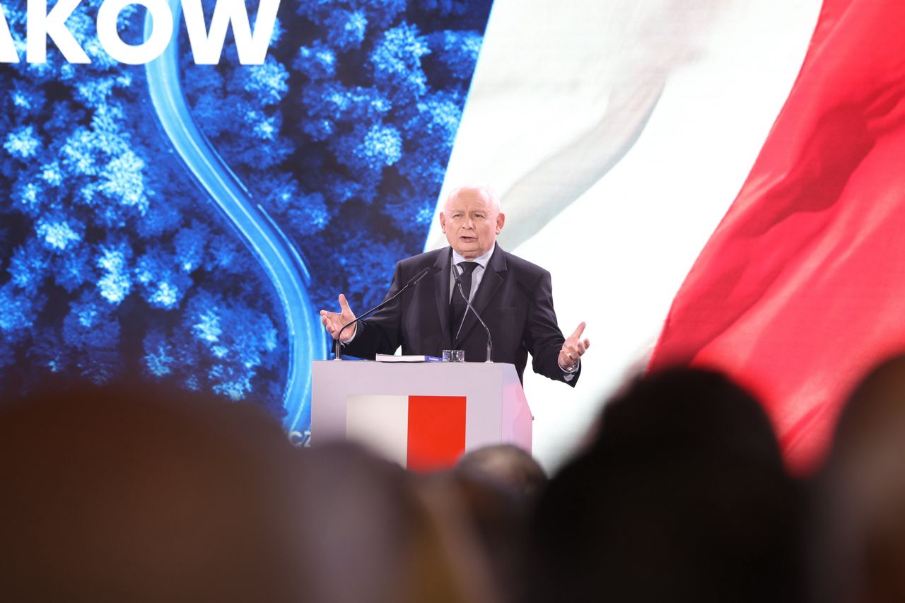 Jarosław Kaczyński w Końskich