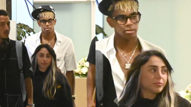 Lamine Yamal i Nicki Nicole razem na lotnisku