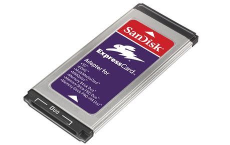 SanDisk ExpressCard Reader – adapter kart pamięci do notebooka