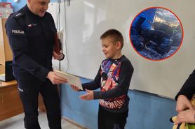 9-letni bohater z Nicwałdu. Gdy zobaczył wypadek, natychmiast ruszył z pomocą