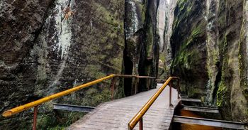 Adršpach, Skalne Miasto przy granicy z Polską zachwyca poza sezonem