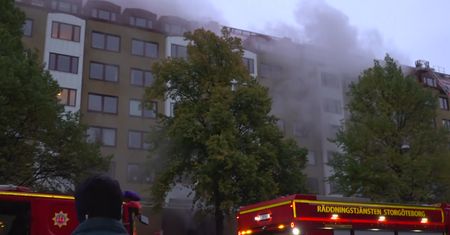 Wielu rannych w wyniku eksplozji w bloku. Nagranie z akcji ratunkowej w Szwecji