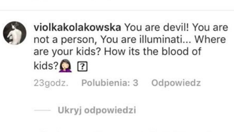 Viola Kołakowska uderza w Madonnę