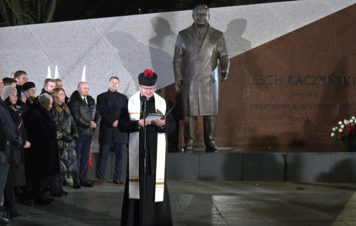 Odsłonięto pomnik Lecha Kaczyńskiego. Prezes PiS na uroczystości