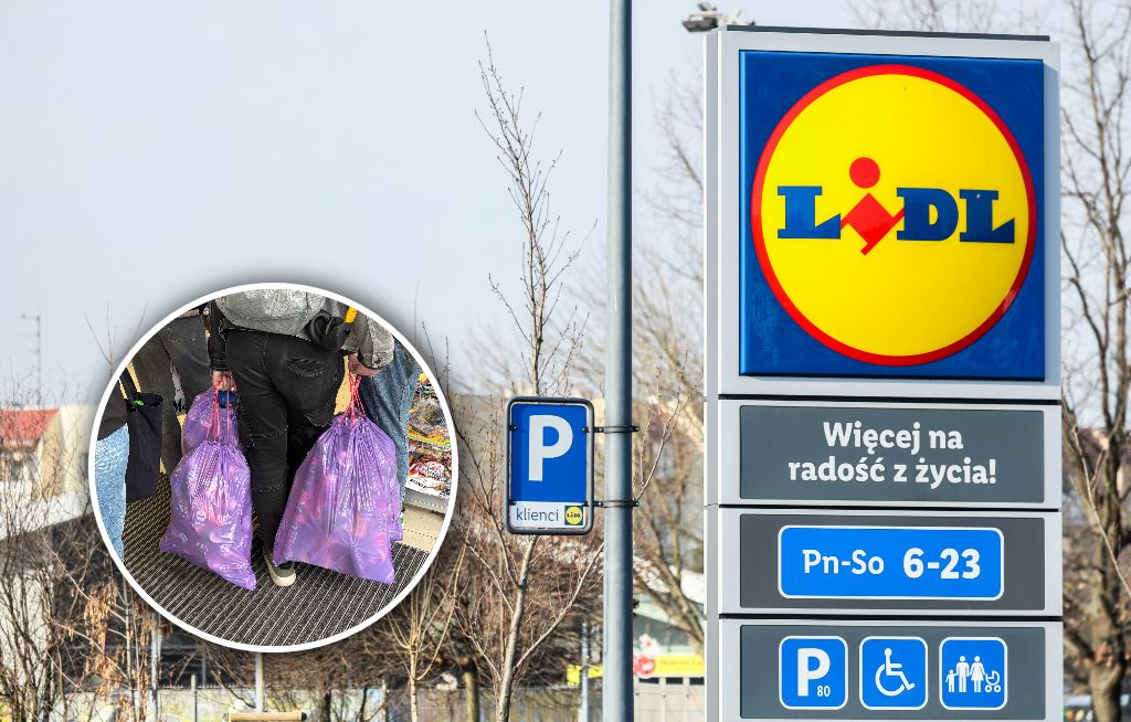 Na Mokotowie kolejki z torbami. Oblężenie maszyny w Lidlu