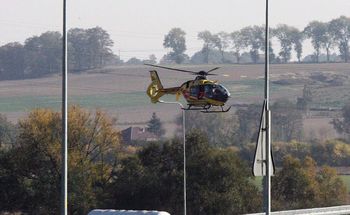 Huta Józefów: S19 zablokowana po wypadku. Wezwano śmigłowiec LPR