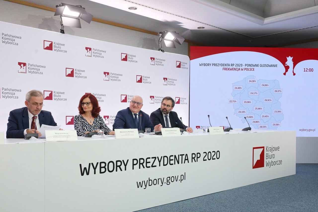 Wybory prezydenckie 2020. Frekwencja wyborcza. PKW przekazała najnowsze informacje