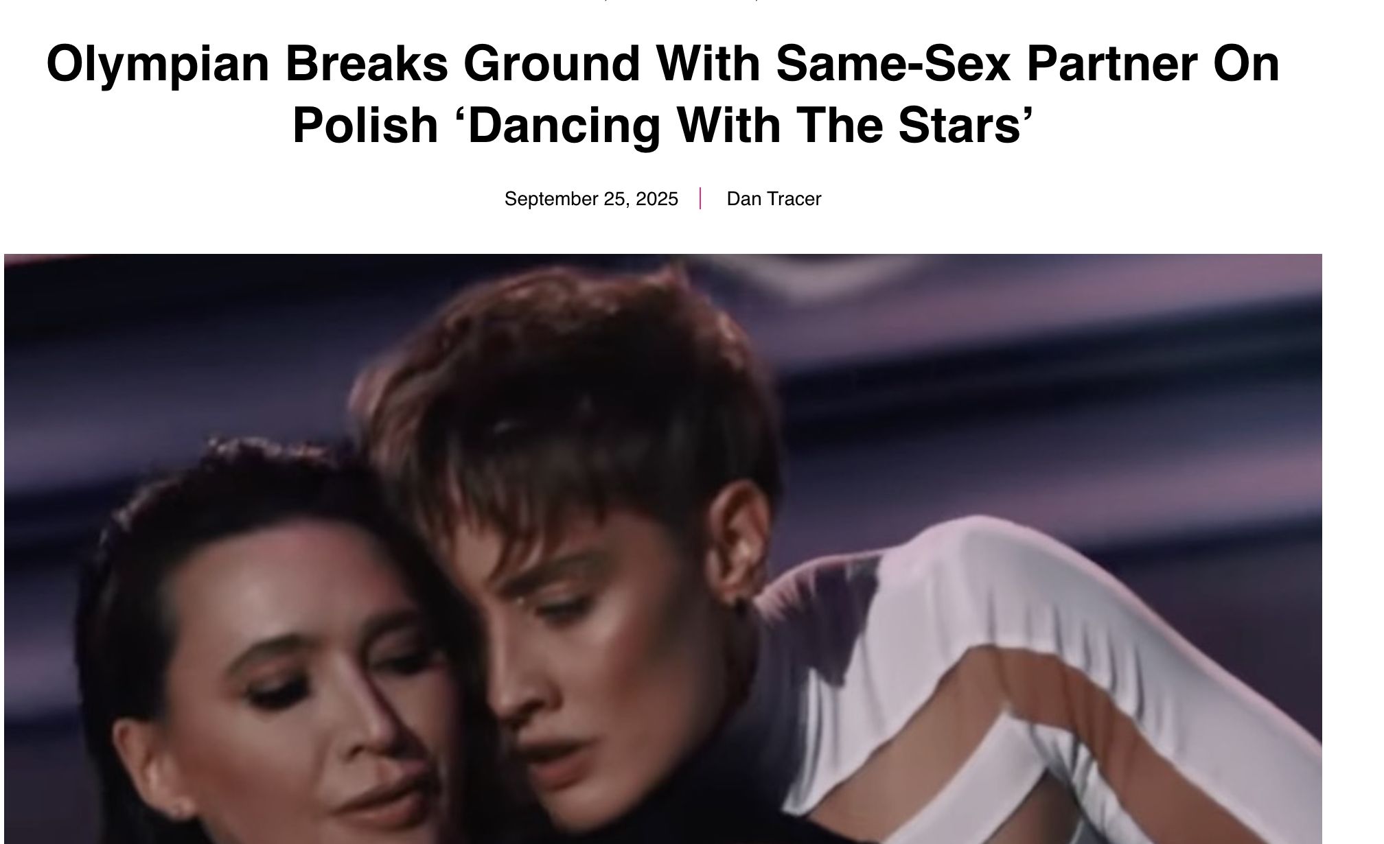 Zagraniczne media piszą o występie Katarzyny Zillmann w "TzG"