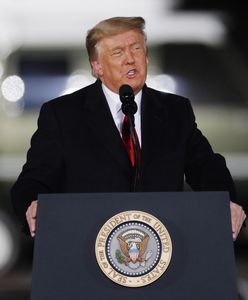 Donald Trump na wiecu. "Dziś zatrzymamy tę kradzież"