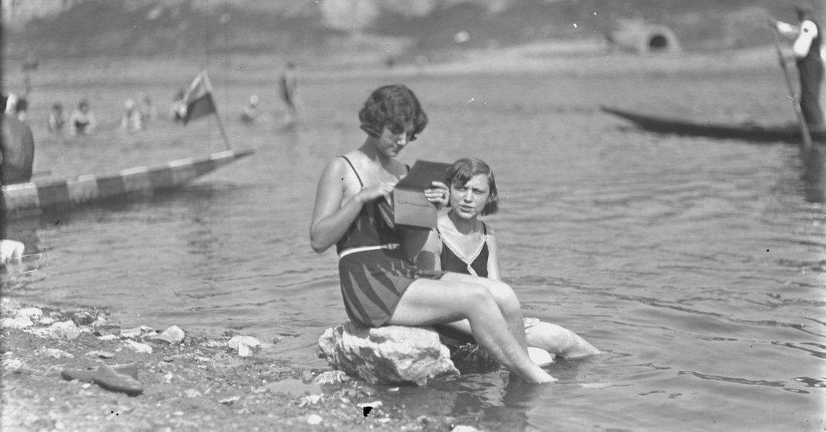 Plaża w Krakowie 1929