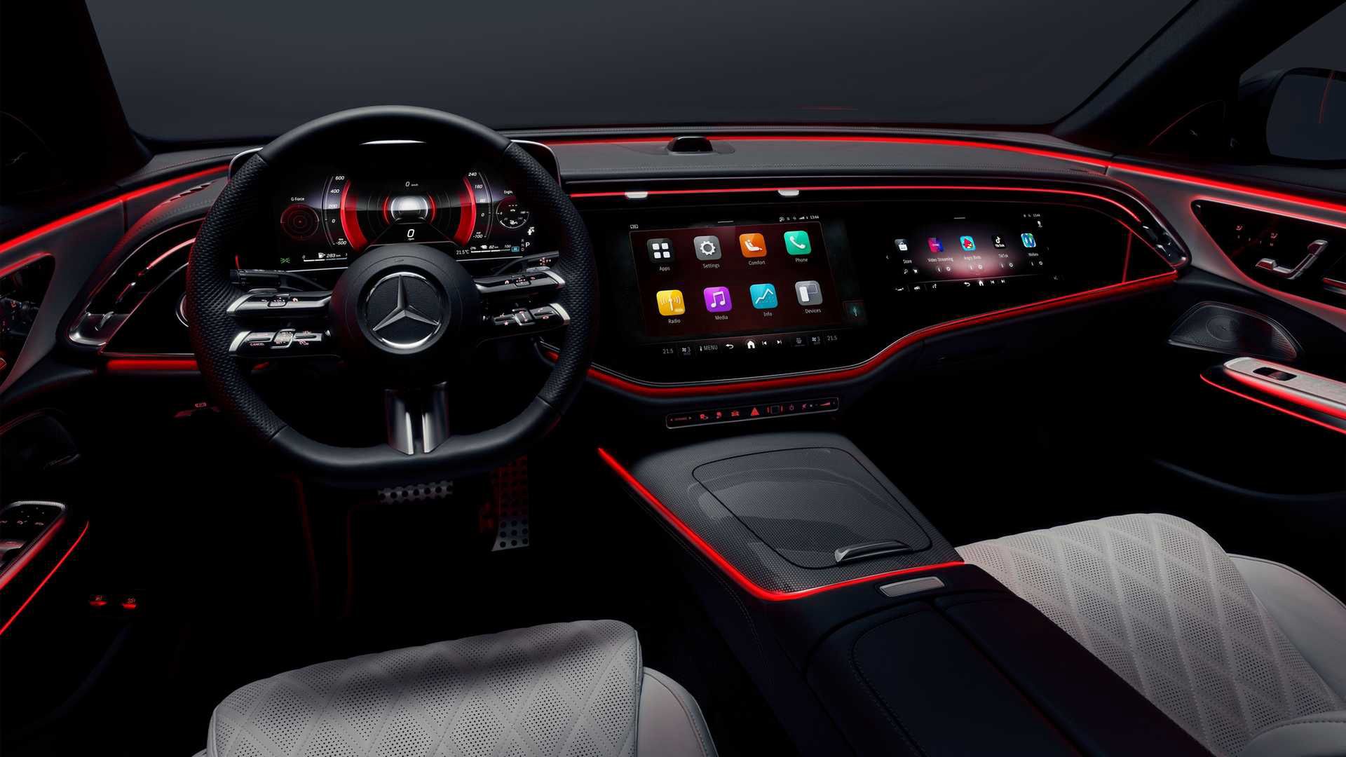 Nowy Mercedes Klasy E - wnętrze