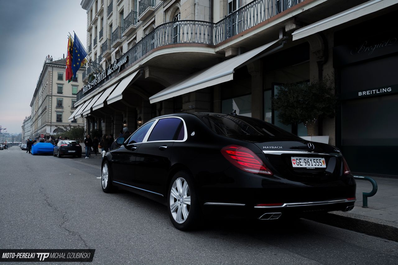 Mercedes-Maybach S500 - nic ciekawego w Genewie, pod każdym hotelem taki stoi