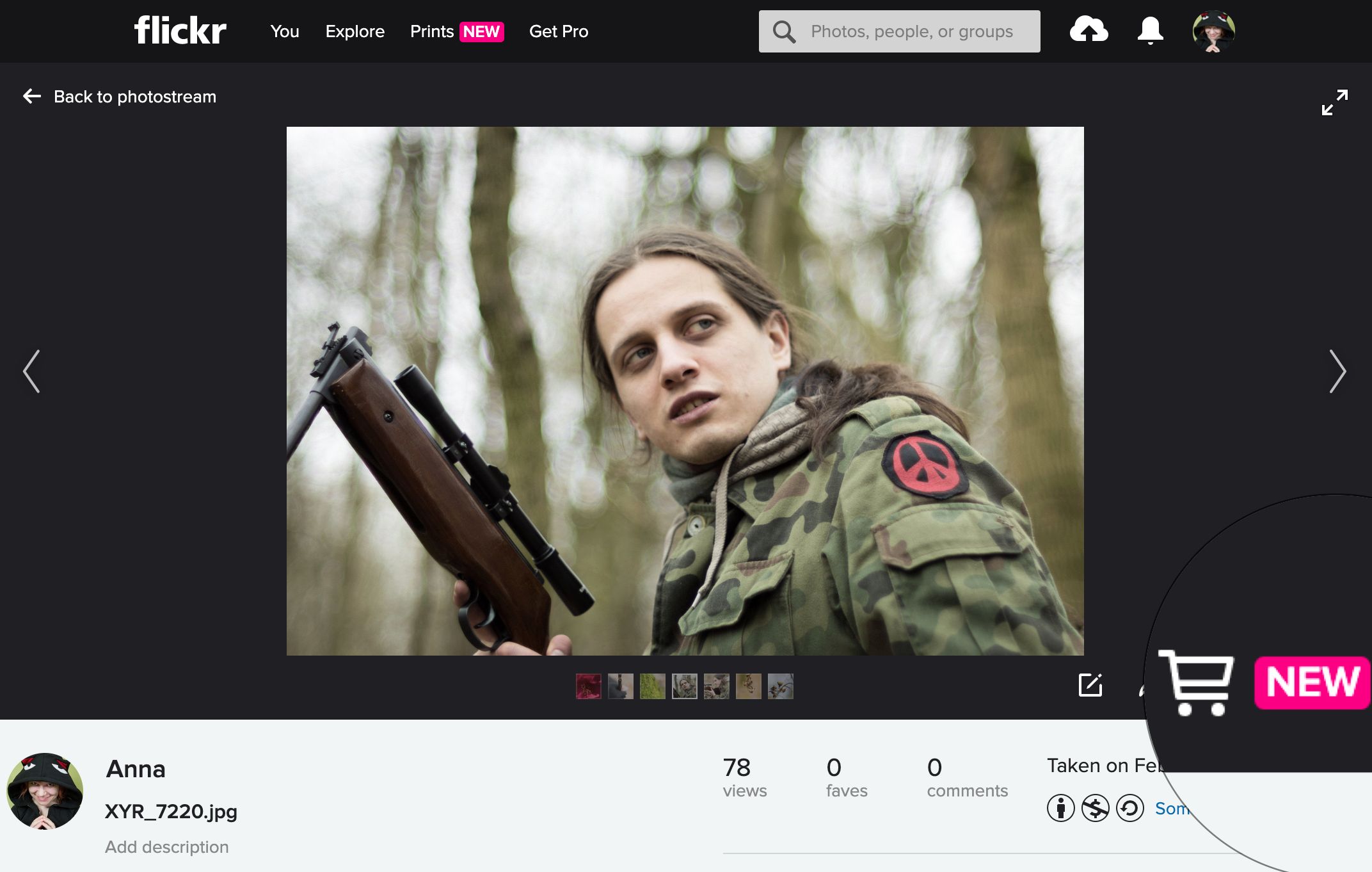 Flickr umożliwia drukowanie zdjęć na papierze, płótnie i kubku 3
