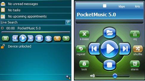 PocketMusic Player - interesujący odtwarzacz na Windows Mobile 1
