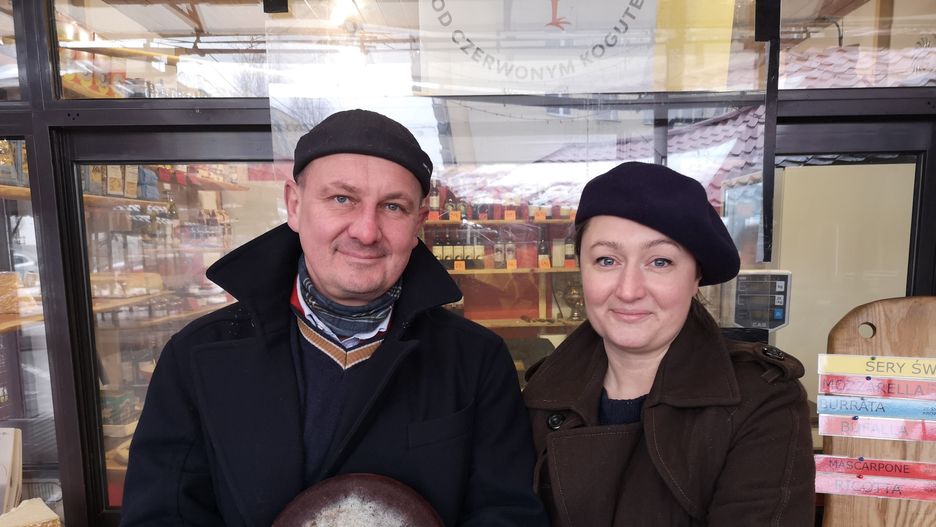 Założyciele delikatesów Pod czerwonym kogutem