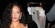 Rihanna świeci dekoltem i POŚLADKAMI w drodze na pokaz mody