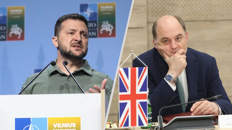 Brytyjski szef MON i ukraiński prezydent wpadli w nieporozumienie