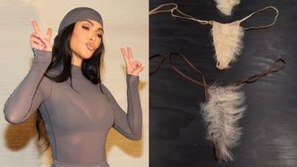 Kim Kardashian wypuściła majtki za 154 złote ze sztucznymi… włosami łonowymi. Internauci pytają: "WSZYSTKO Z TOBĄ OKEJ?"
