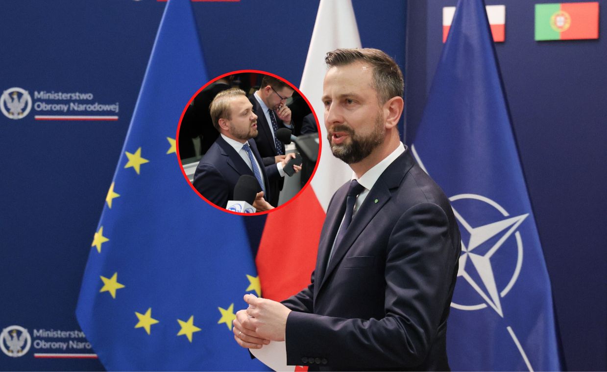 Uderzył w ministra, awantura na konferencji. "Jak panu nie wstyd?"