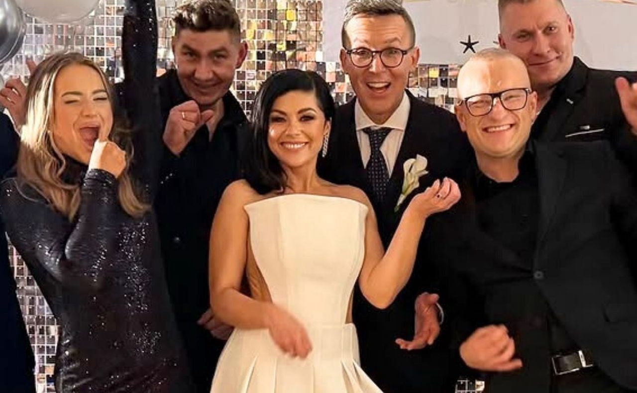 Na koniec wieczoru wskoczyła w spodnie. Kasia Cichopek zaszalała na swoim ślubie